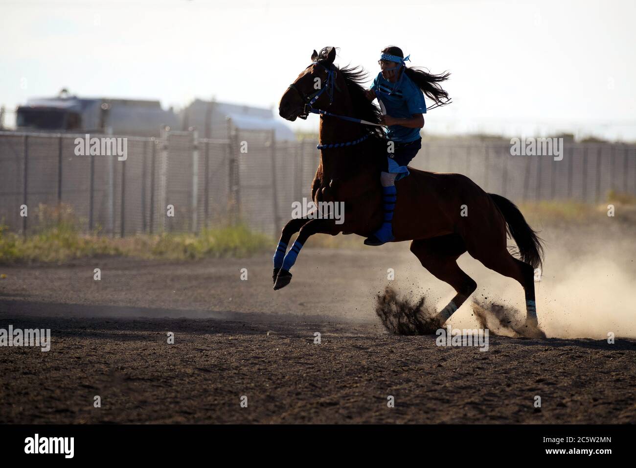 American indian horse relay hi-res stock photography and images - Alamy