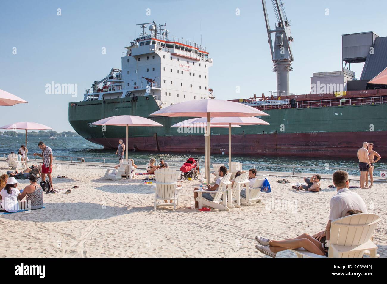 Sugar Beach, Toronto Stock Photo Alamy