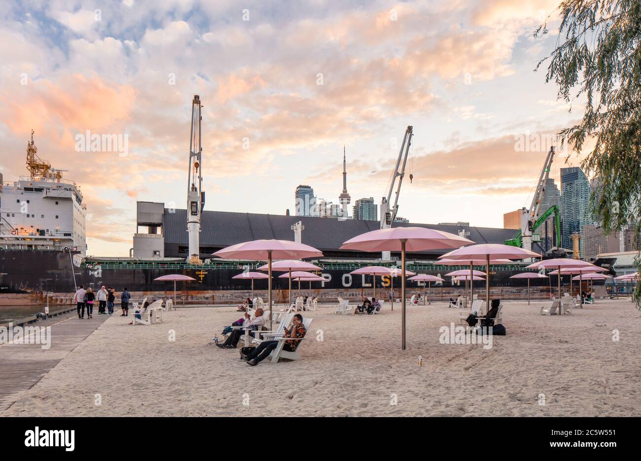 Sugar Beach, Toronto Stock Photo Alamy
