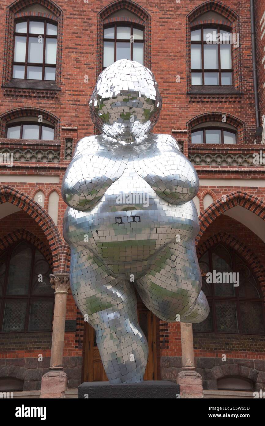 Venus of Willendorf, Riga, Latvia Stock Photo