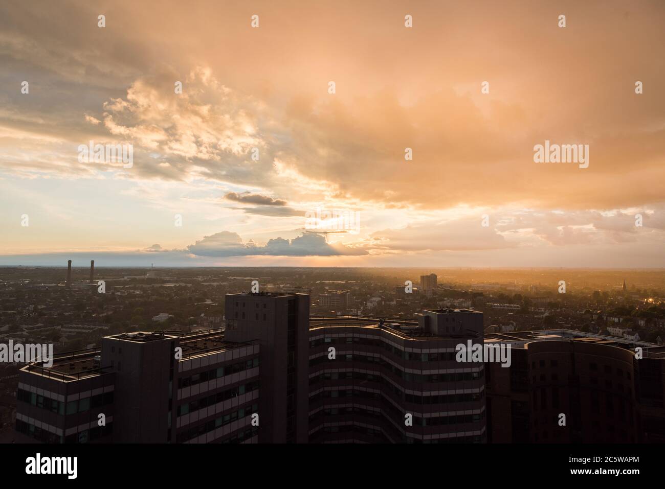 Croydon moody skies Stock Photo