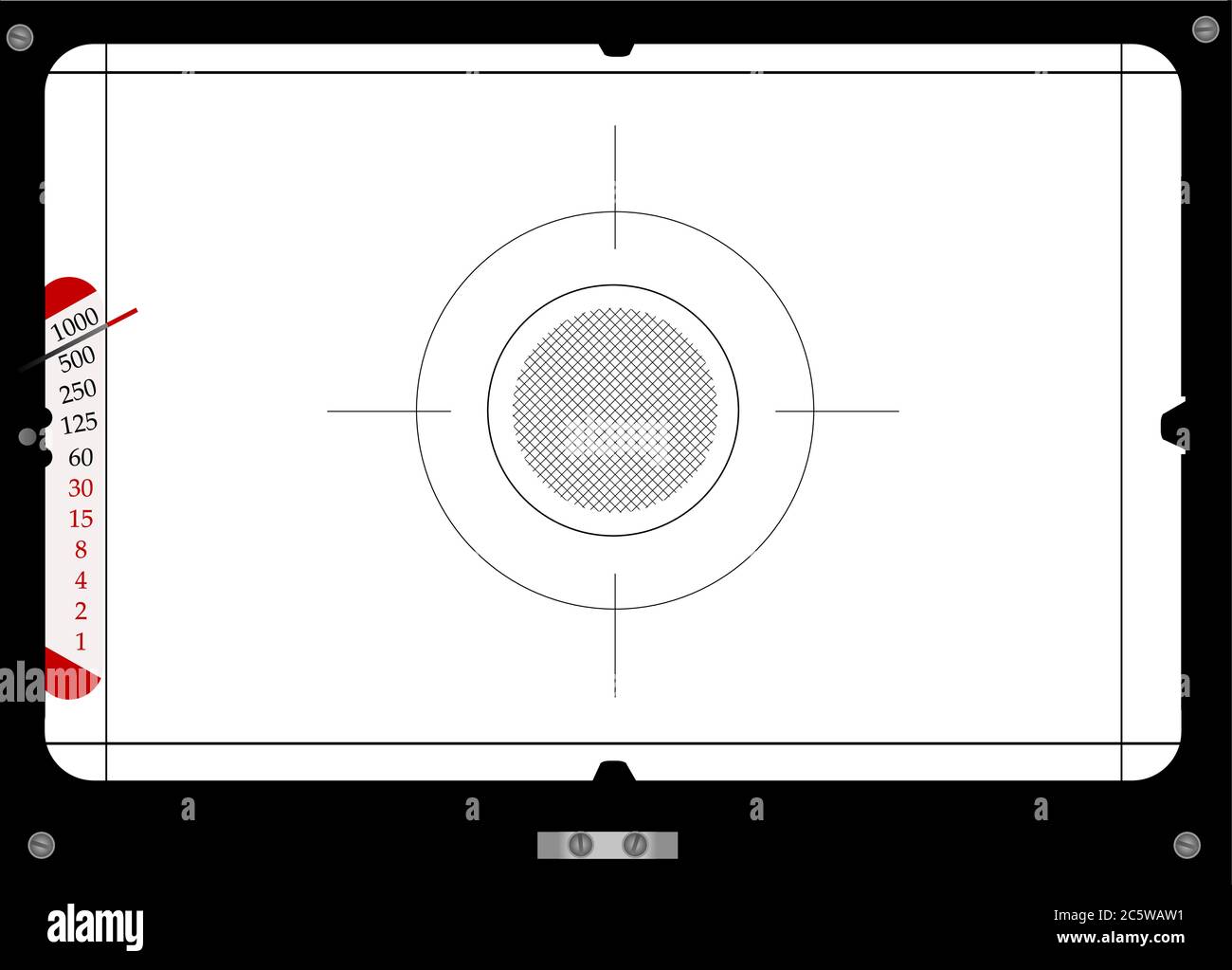 Classic SLR viewfinder, with free space for your pics, vector Stock Vector