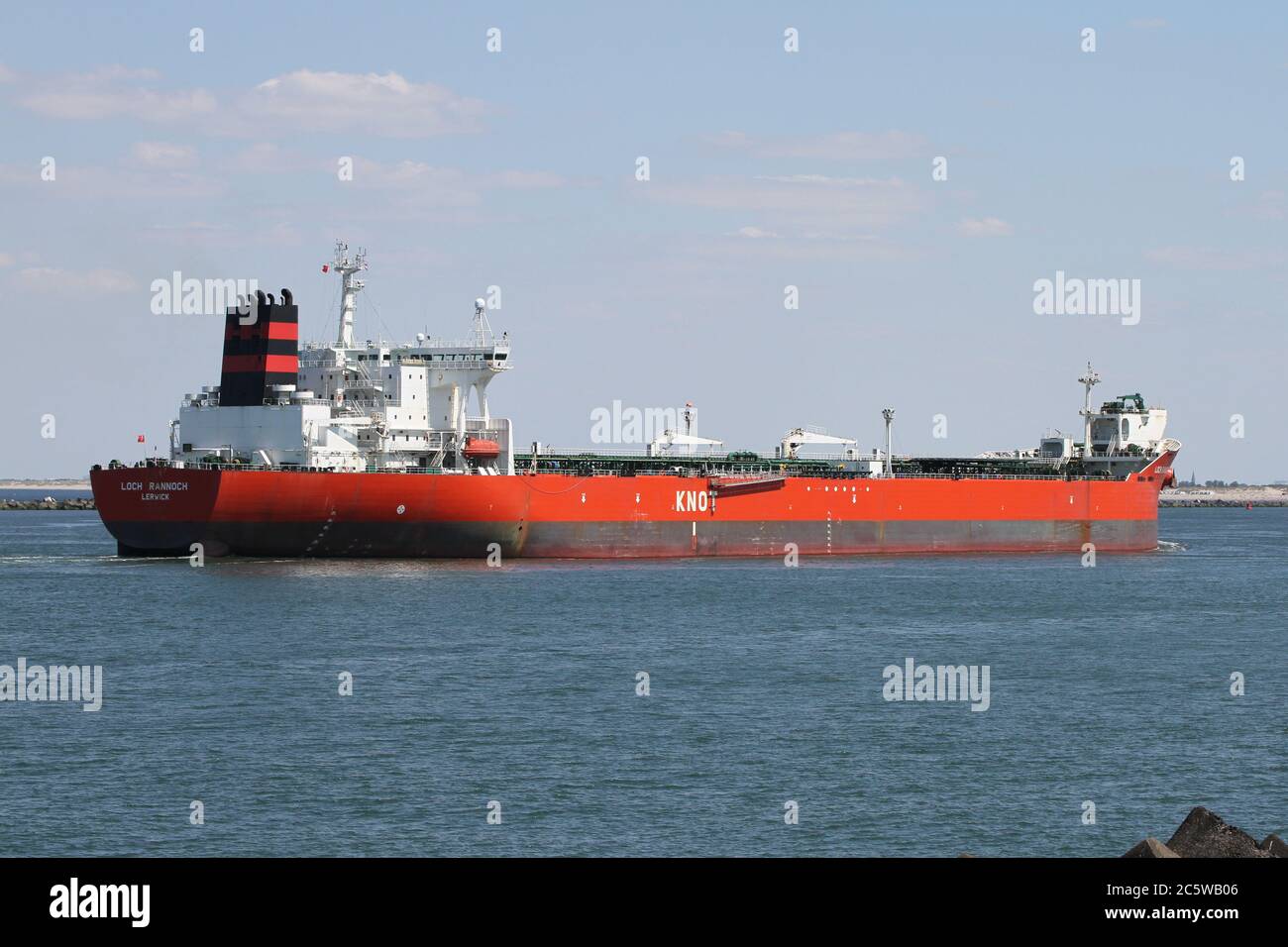 The shuttle tanker Loch Rannoch will reach the port of Rotterdam on May ...