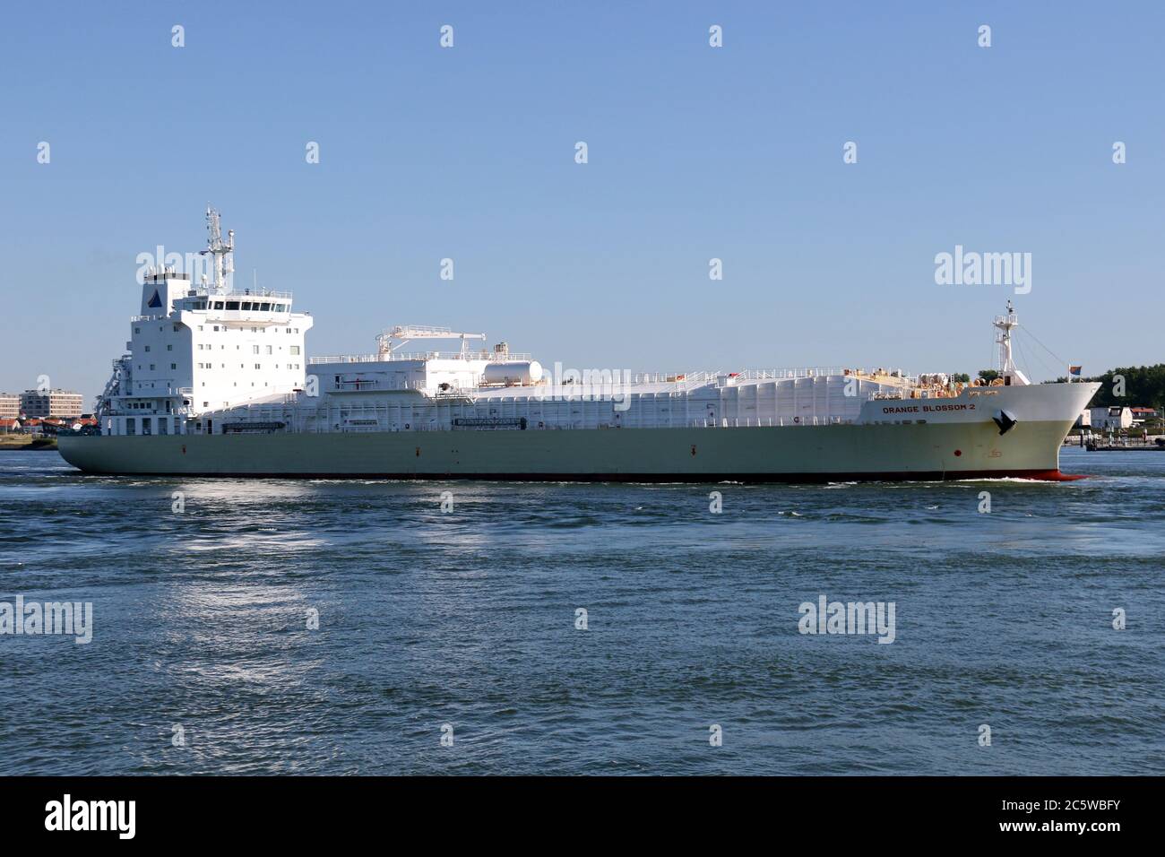 The fruit juice tanker Orange Blossom 2 will reach the port of