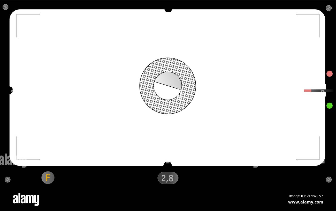 Classic panoramic camera viewfinder, picture frame, with free space for your pics, vector Stock Vector