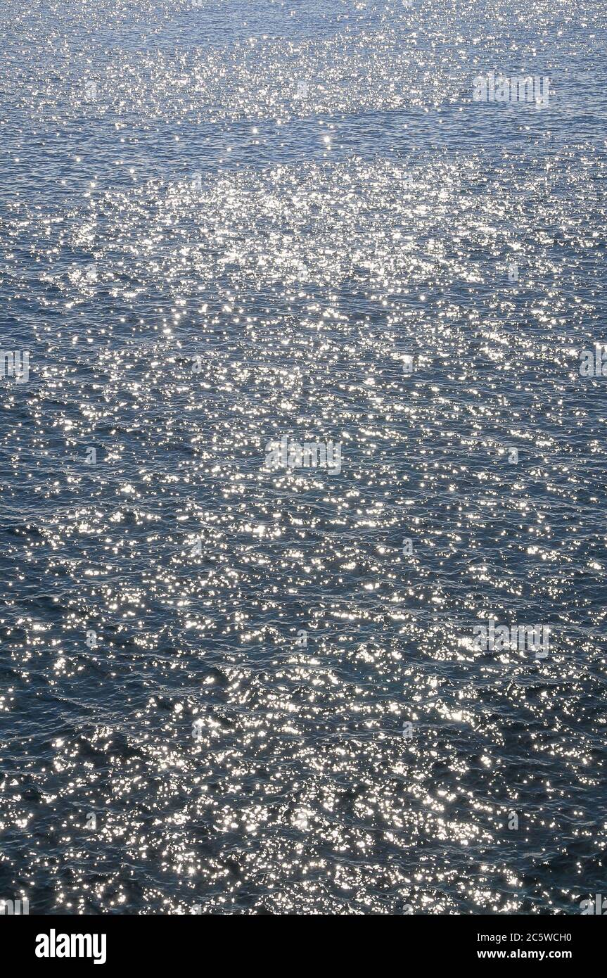Blue Water Waves Texture on the Atlantic Ocean Stock Photo - Alamy