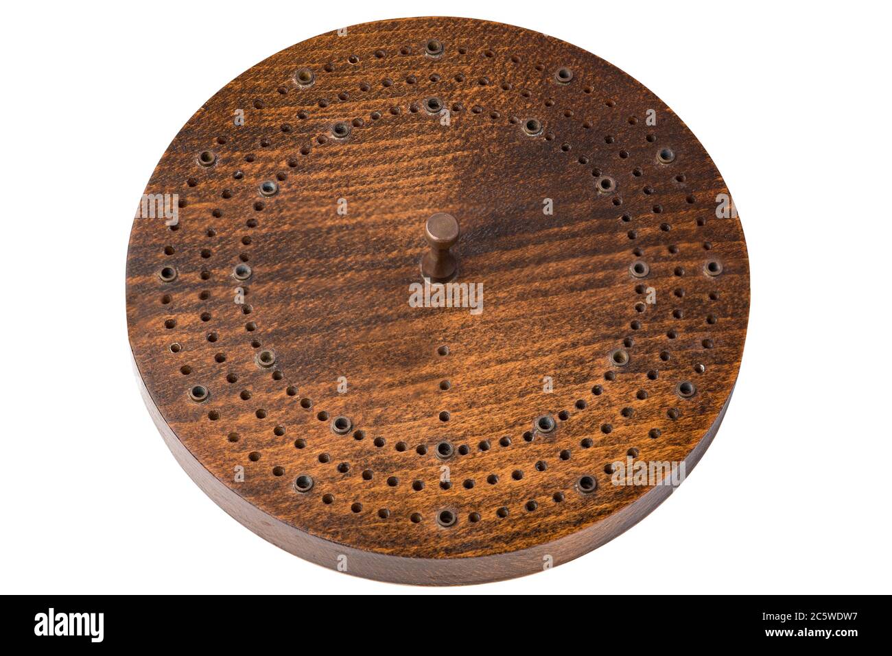 round wooden crib