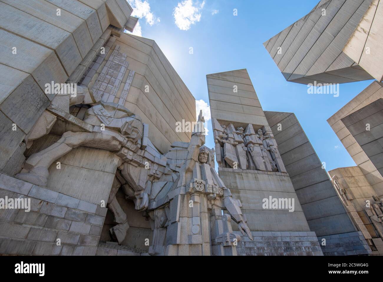 SHUMEN, BULGARIA. The Monument to 1300 Years of Bulgaria, also known as ...