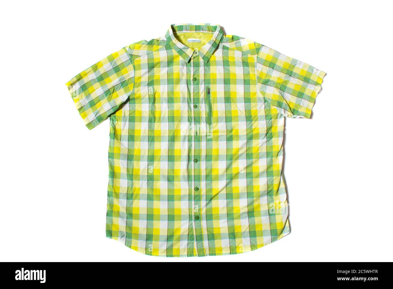 Summer shirt with short sleeves Stock Photo