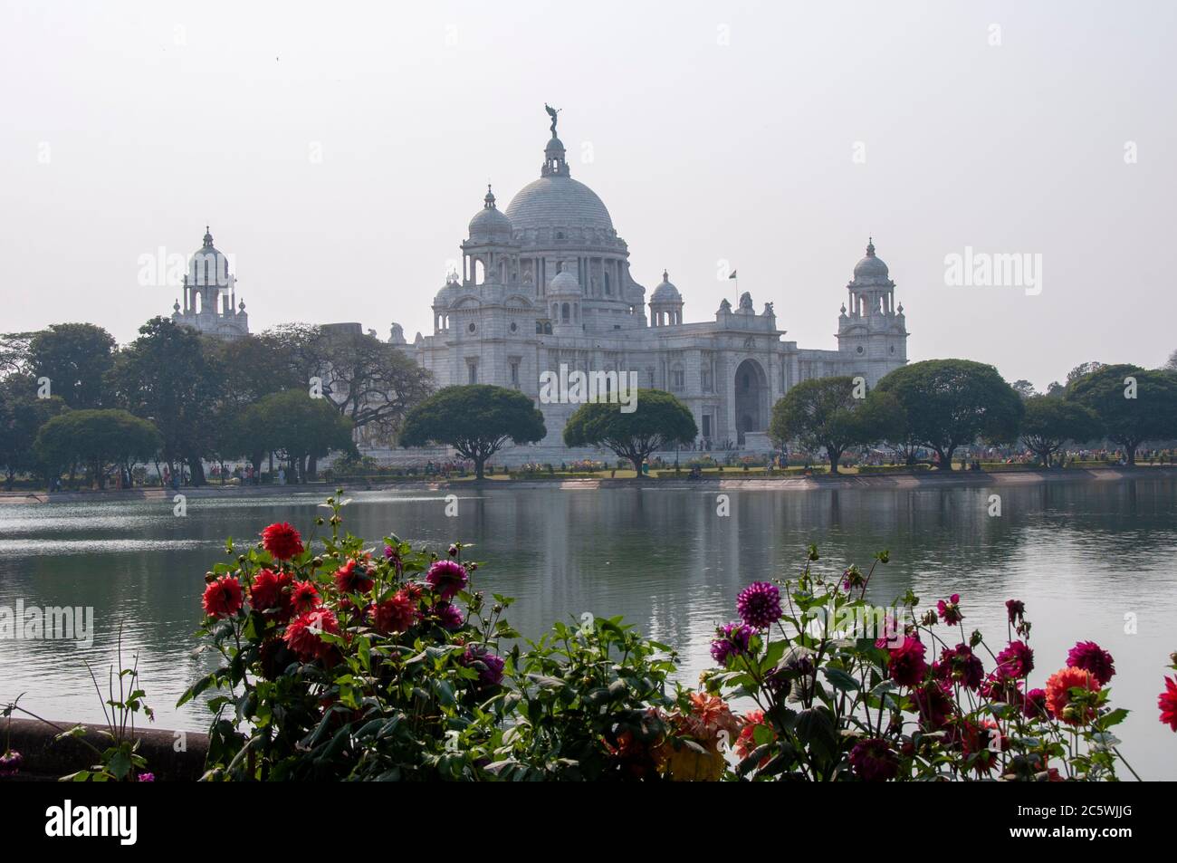 The Victoria Memorial is a large marble building in Kolkata, West Bengal, India Stock Photo Alamy