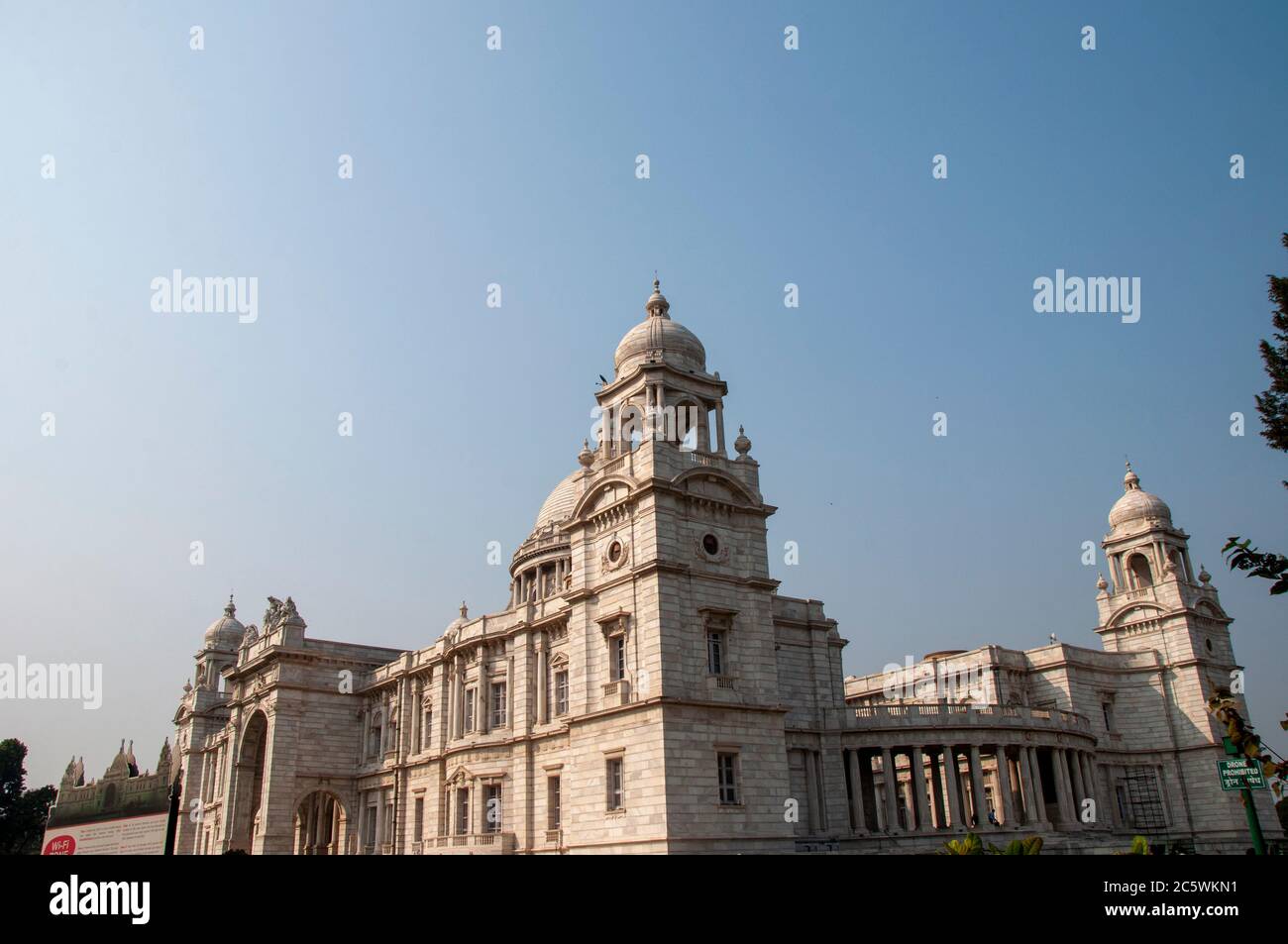 The Victoria Memorial is a large marble building in Kolkata, West Bengal, India Stock Photo Alamy