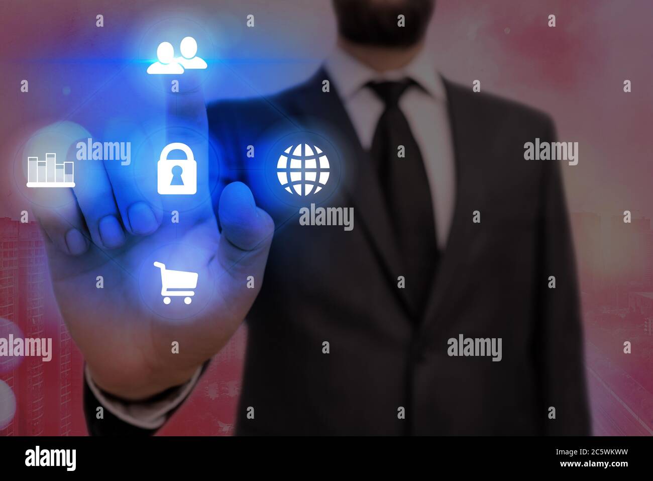 Information Digital Technology Network Connection Infographic Elements ...