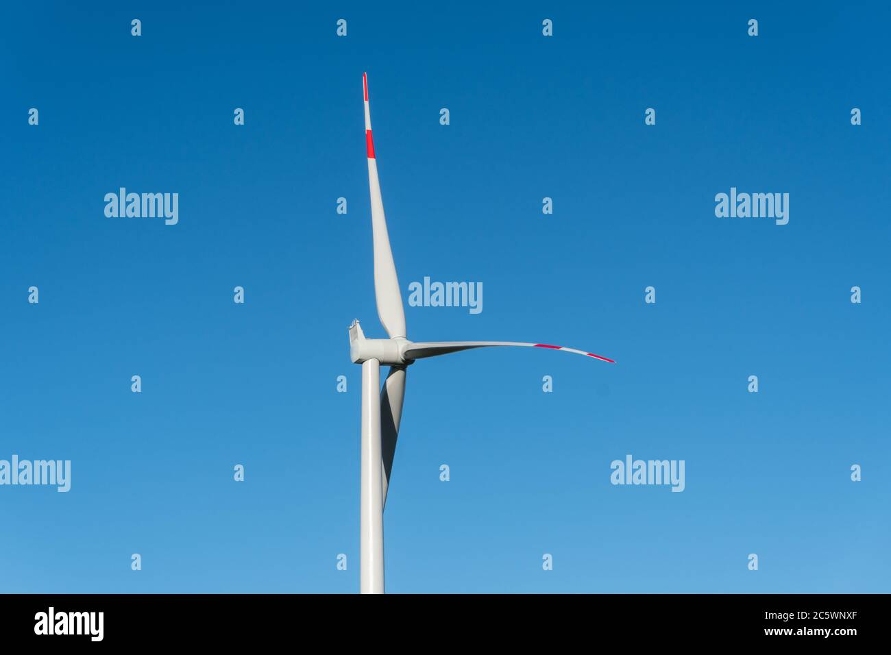 Rotor einer Windkraftanlage Stock Photo