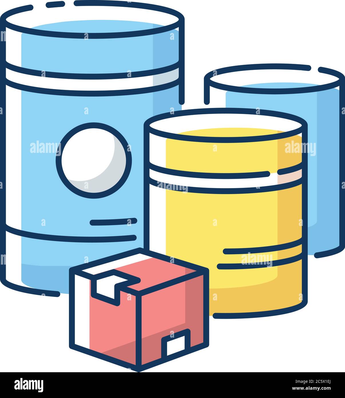 Raw materials RGB color icon Stock Vector Image & Art Alamy