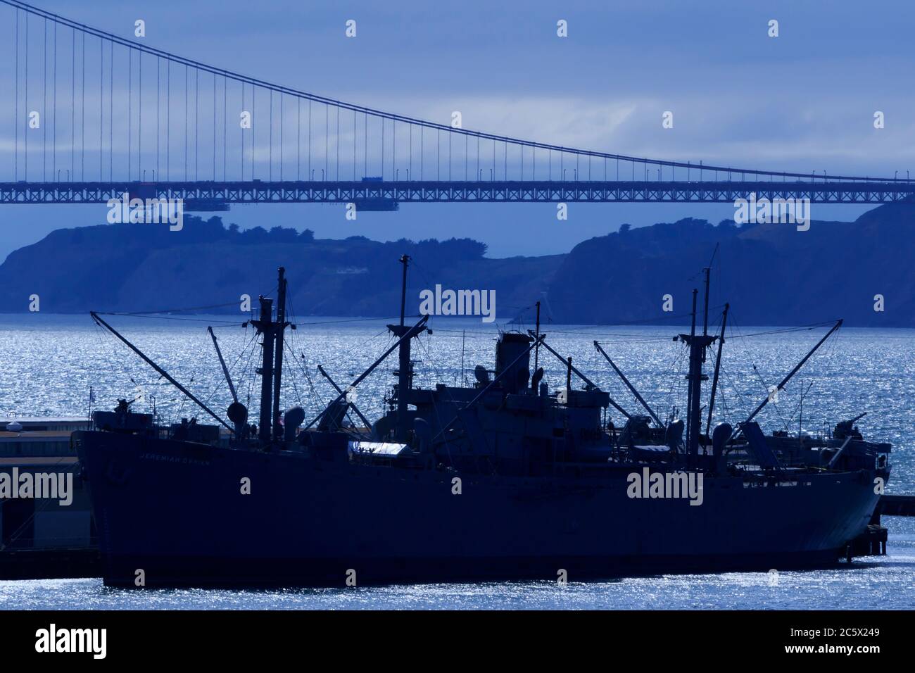 Jeremiah O'Brien Liberty Ship, San Francisco, California, USA Stock Photo
