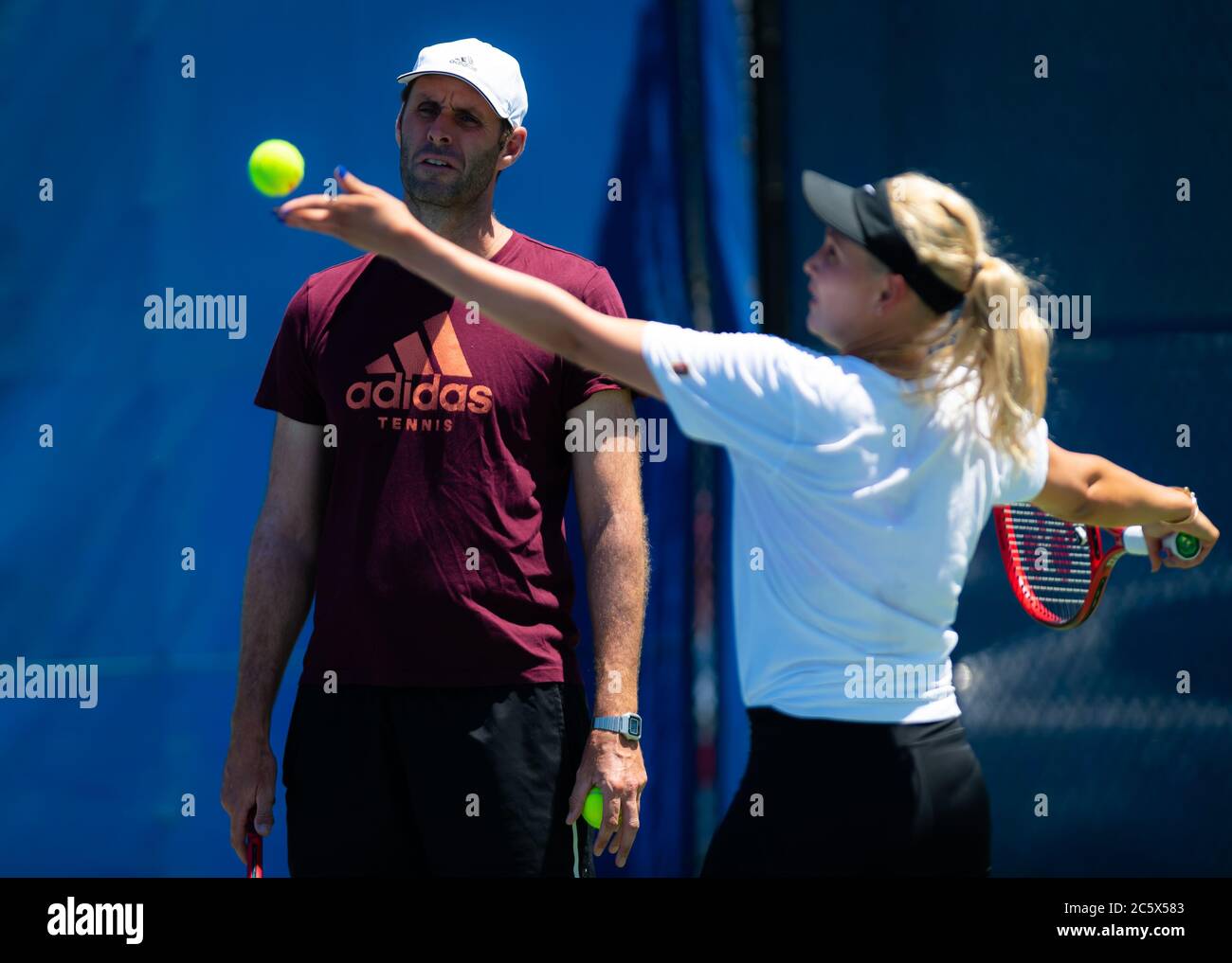 Torben Beltz at the 2019 Mubadala Silicon Valley Classic WTA Premier Tennis Tournament Stock Photo