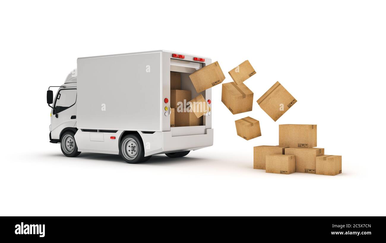 Truck with boxes Clearance