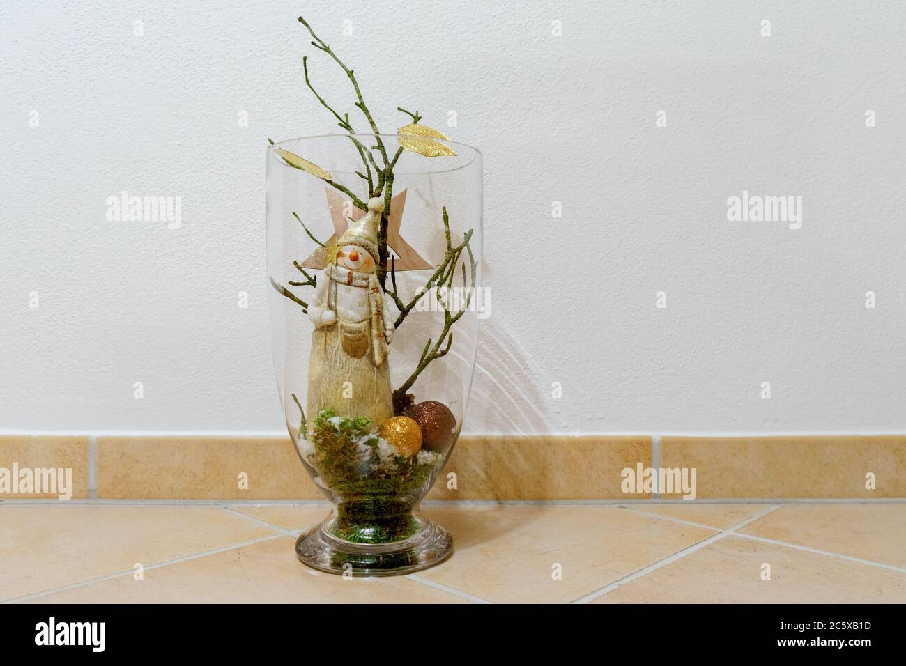 Christmas Decoration 2019 in Lower Bavaria Germany Stock Photo