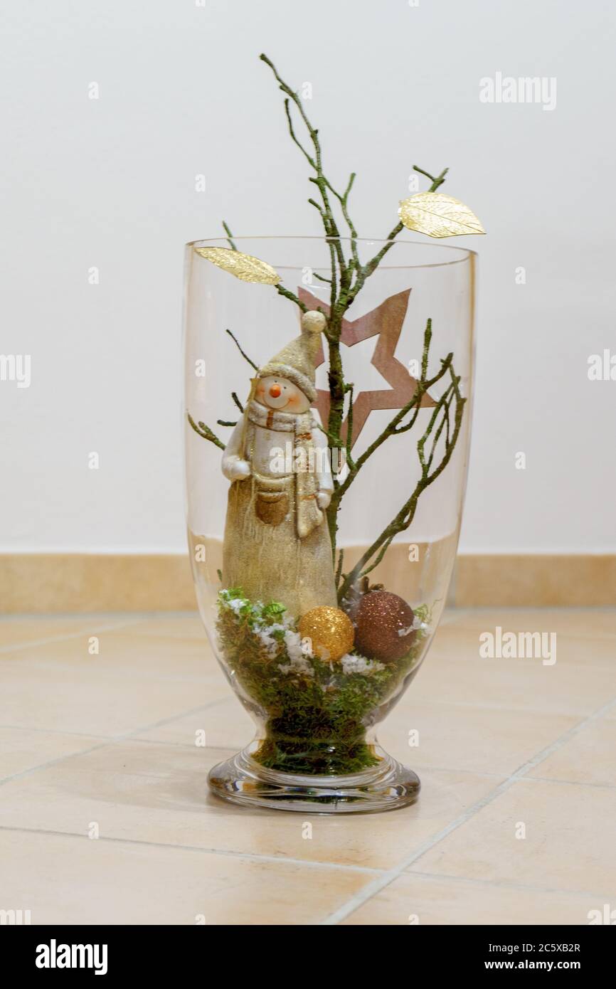 Christmas Decoration 2019 in Lower Bavaria Germany Stock Photo