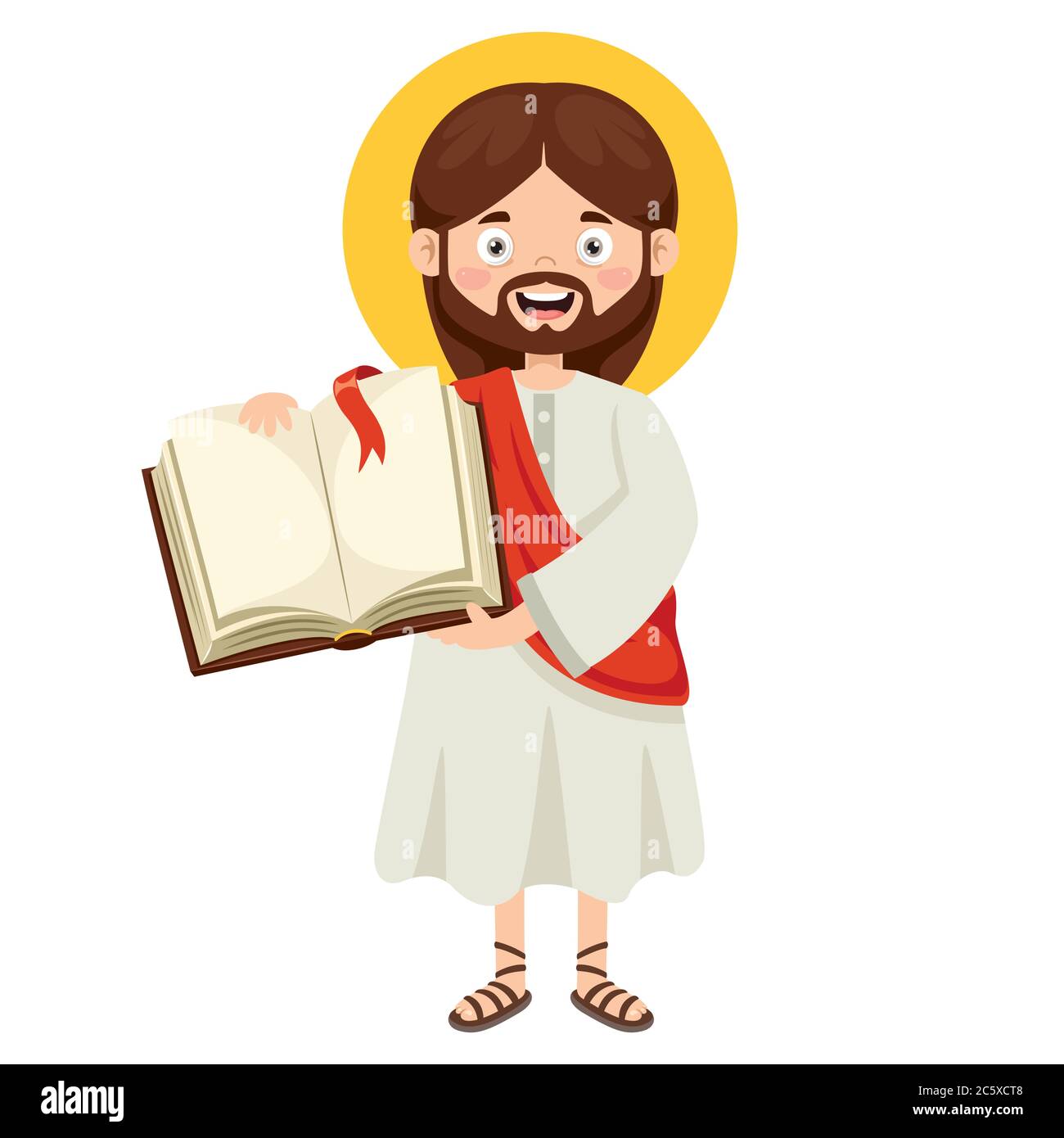 Cartoon Drawing Of Jesus Christ Stock Vector Image & Art - Alamy