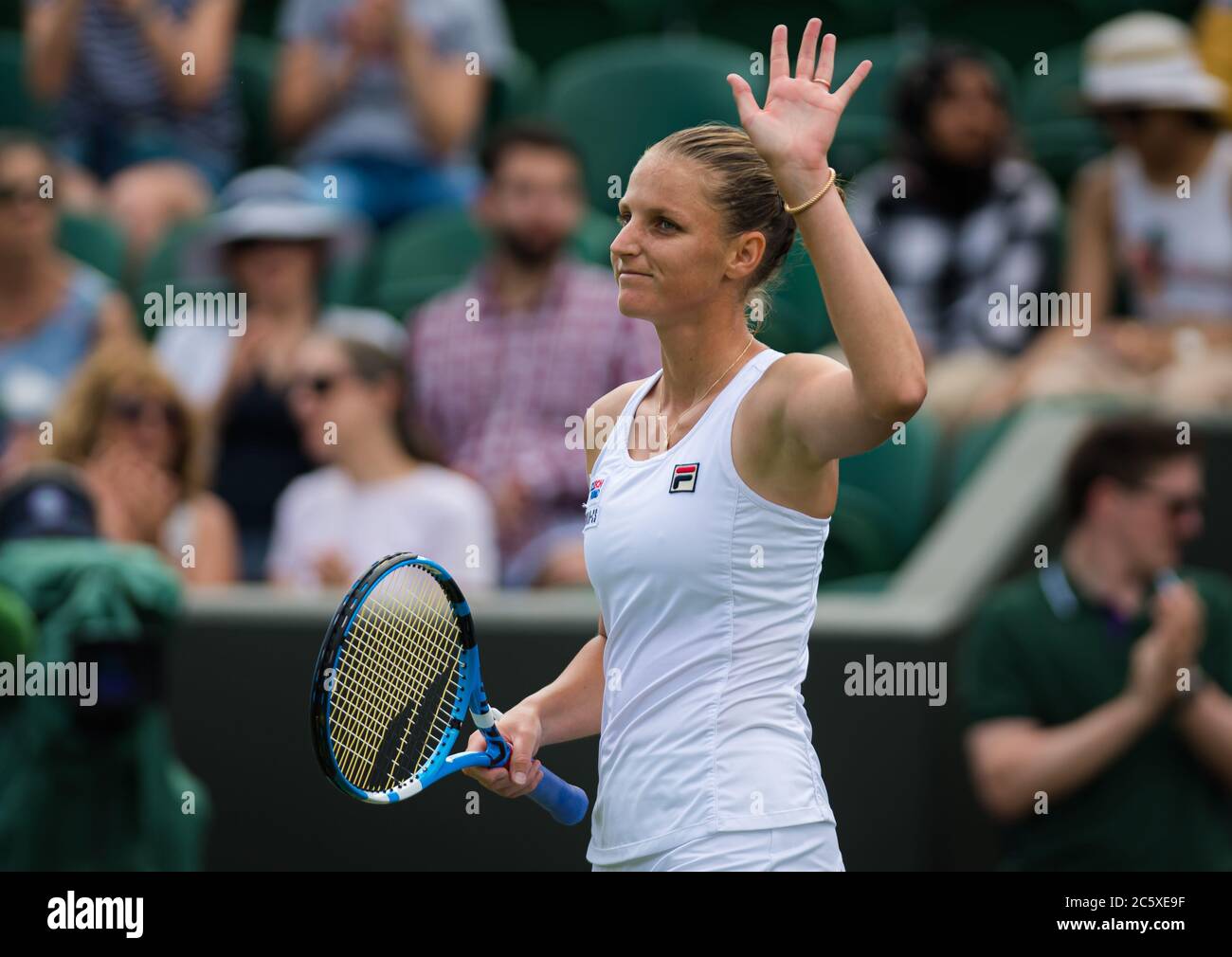 Karolina Pliskova Of The Czech Republic In Action During The First karolina-pliskova-of-the-czech-republic-in-action-during-the-first