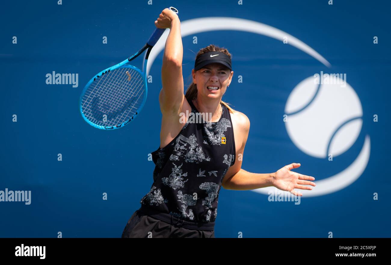 Maria Sharapova of Russia practices at the 2019 Rogers Cup WTA Premier  Tennis 5 Tournament Stock Photo - Alamy