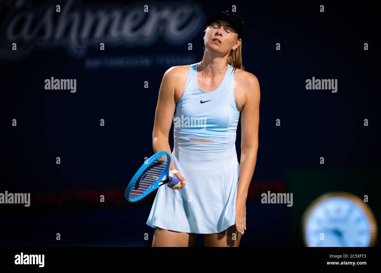 Maria Sharapova of Russia in action during her first-round match at the 2019  Rogers Cup WTA Premier Tennis 5 Tournament Stock Photo - Alamy