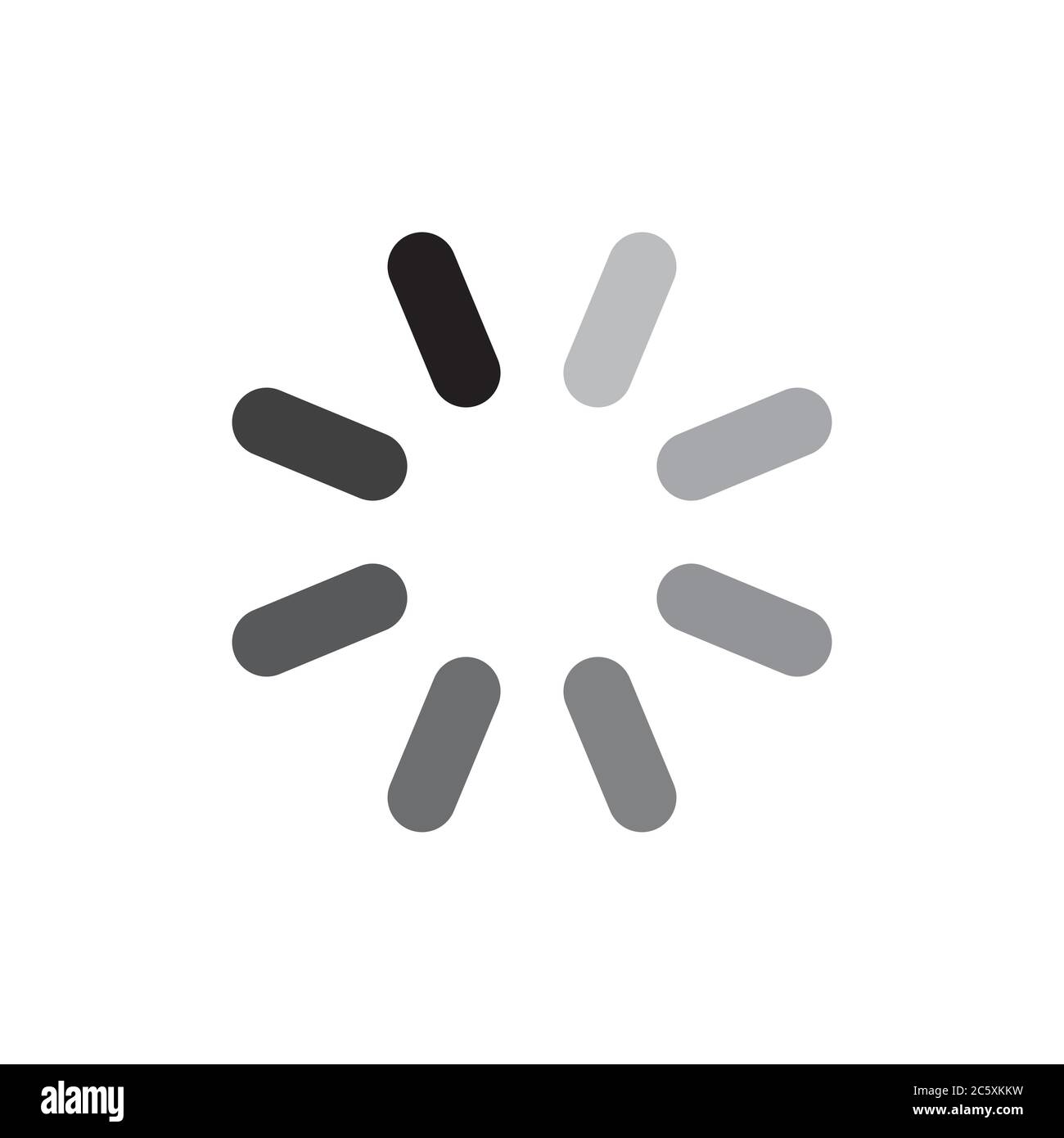 loading icon isolated on white background Stock Vector Image & Art - Alamy