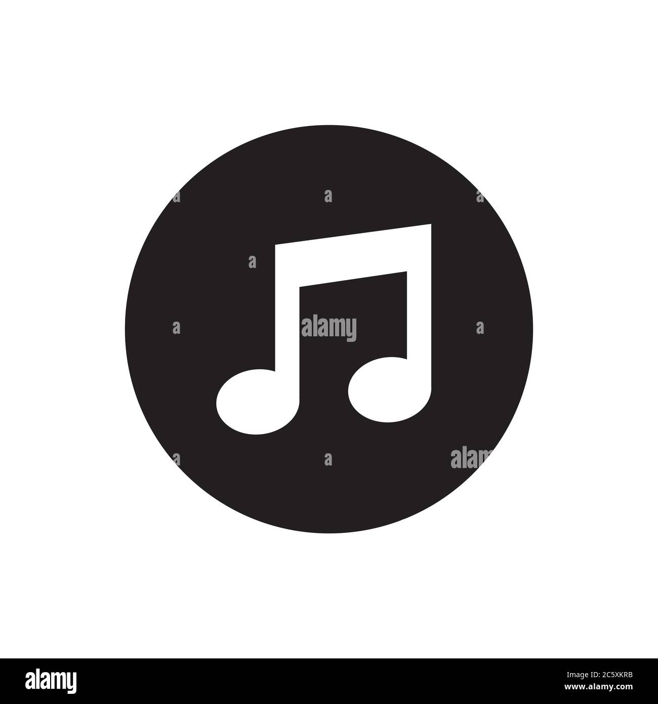 circle music note icon design vector Stock Vector Image & Art - Alamy