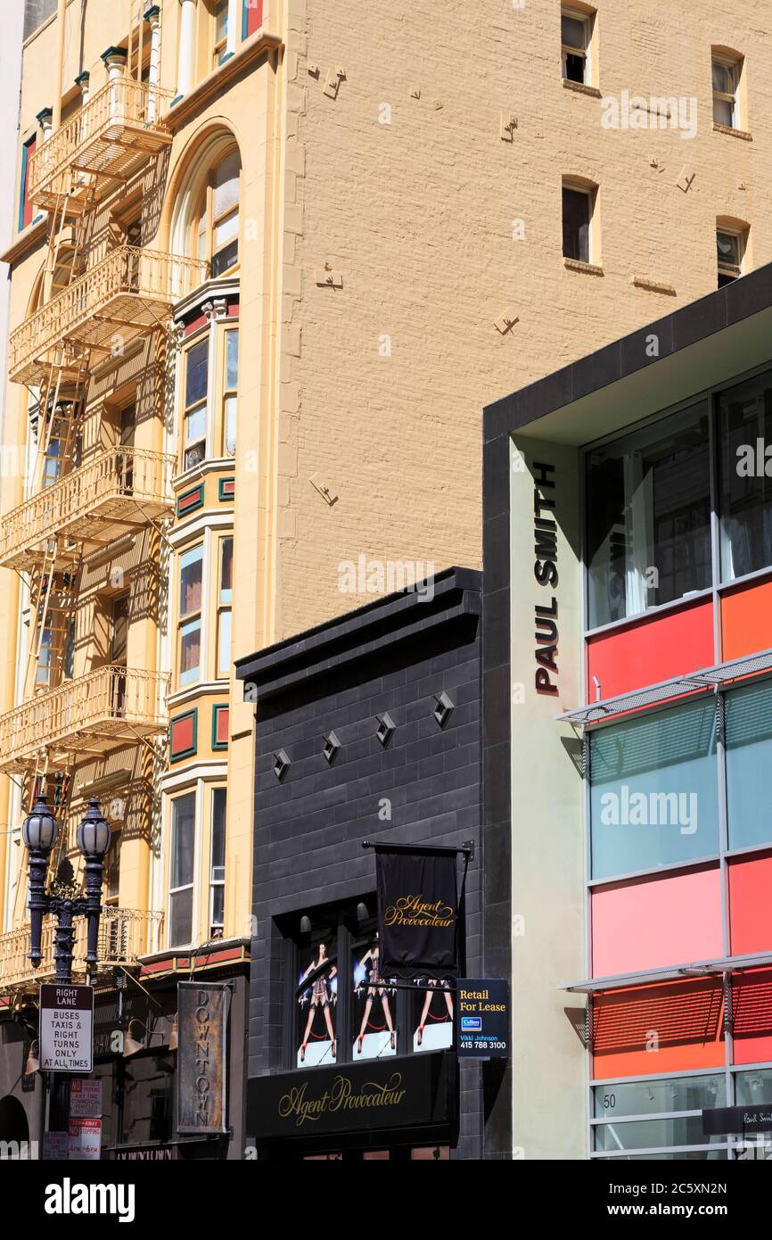 Geary Street San Francisco High Resolution Stock Photography and Images