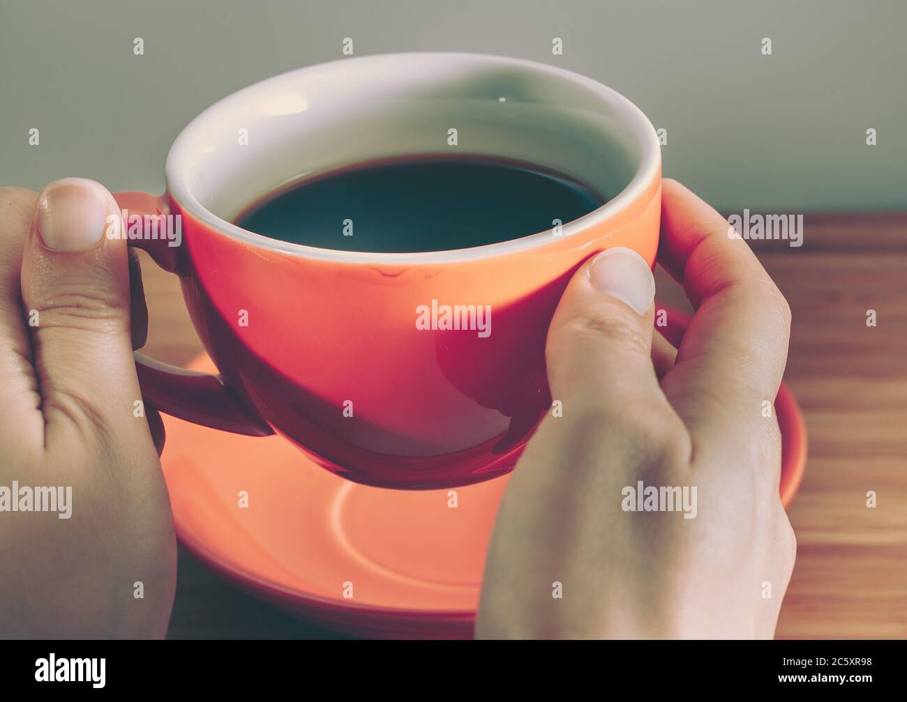 Background From Coffee; Closedup; vintage style Stock Photo