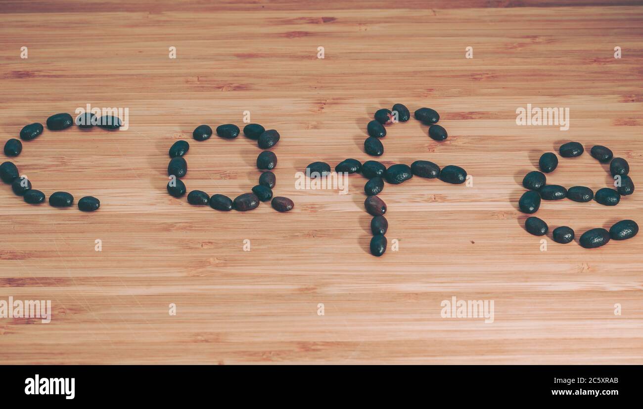 Background From Coffee; Closedup; vintage style Stock Photo