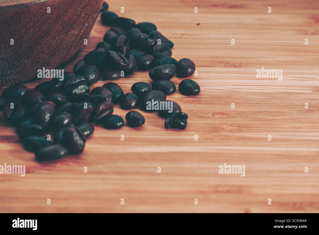 Background From Coffee; Closedup; vintage style Stock Photo
