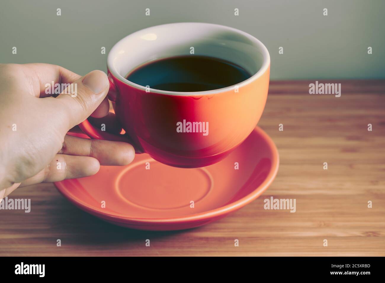 Background From Coffee; Closedup; vintage style Stock Photo