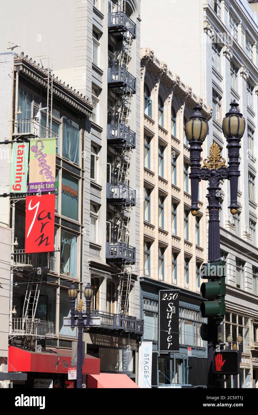 Sutter Street,San Francisco,California,USA Stock Photo Alamy
