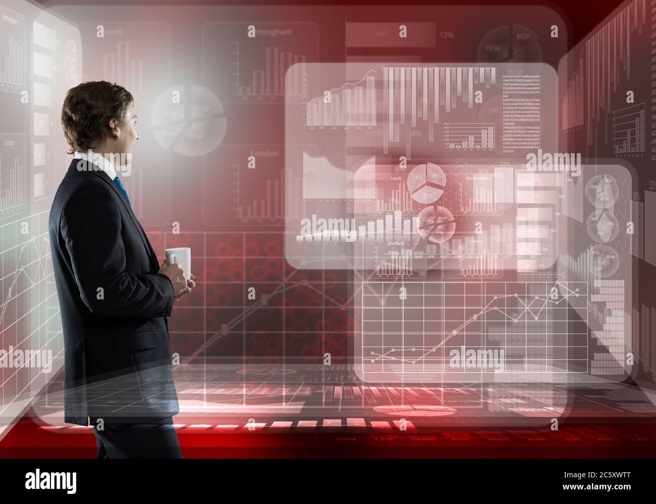 Innovative media technologies Stock Photo