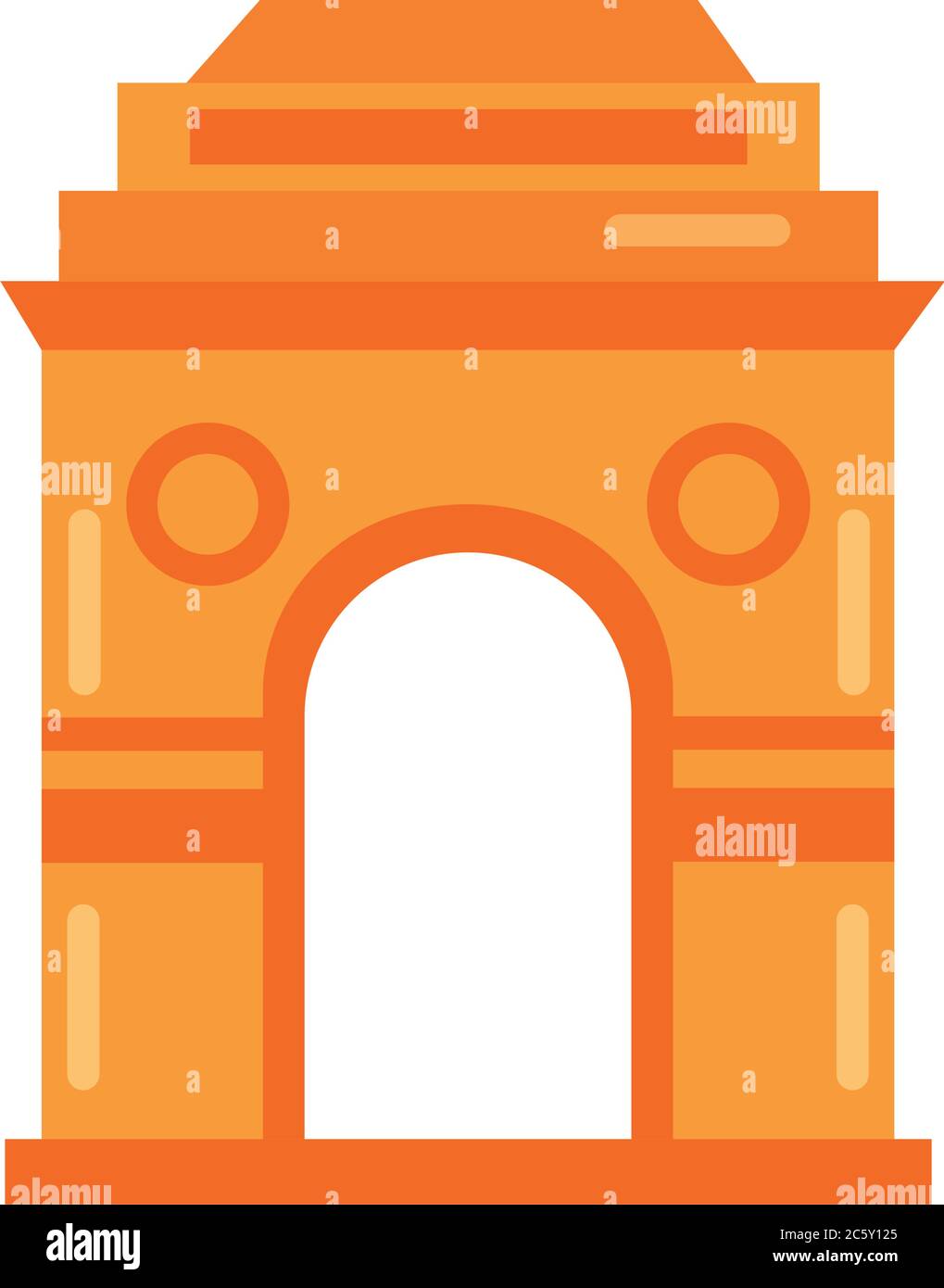 mosque arch flat style icon vector illustration design Stock Vector