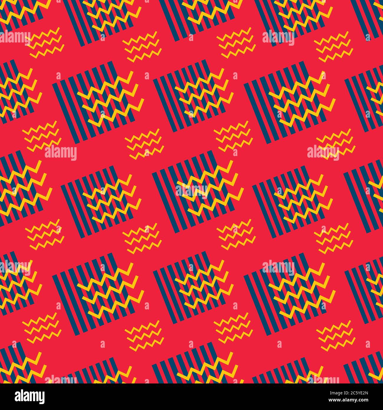 trendy geometry shape seamless pattern vector illustration background ...