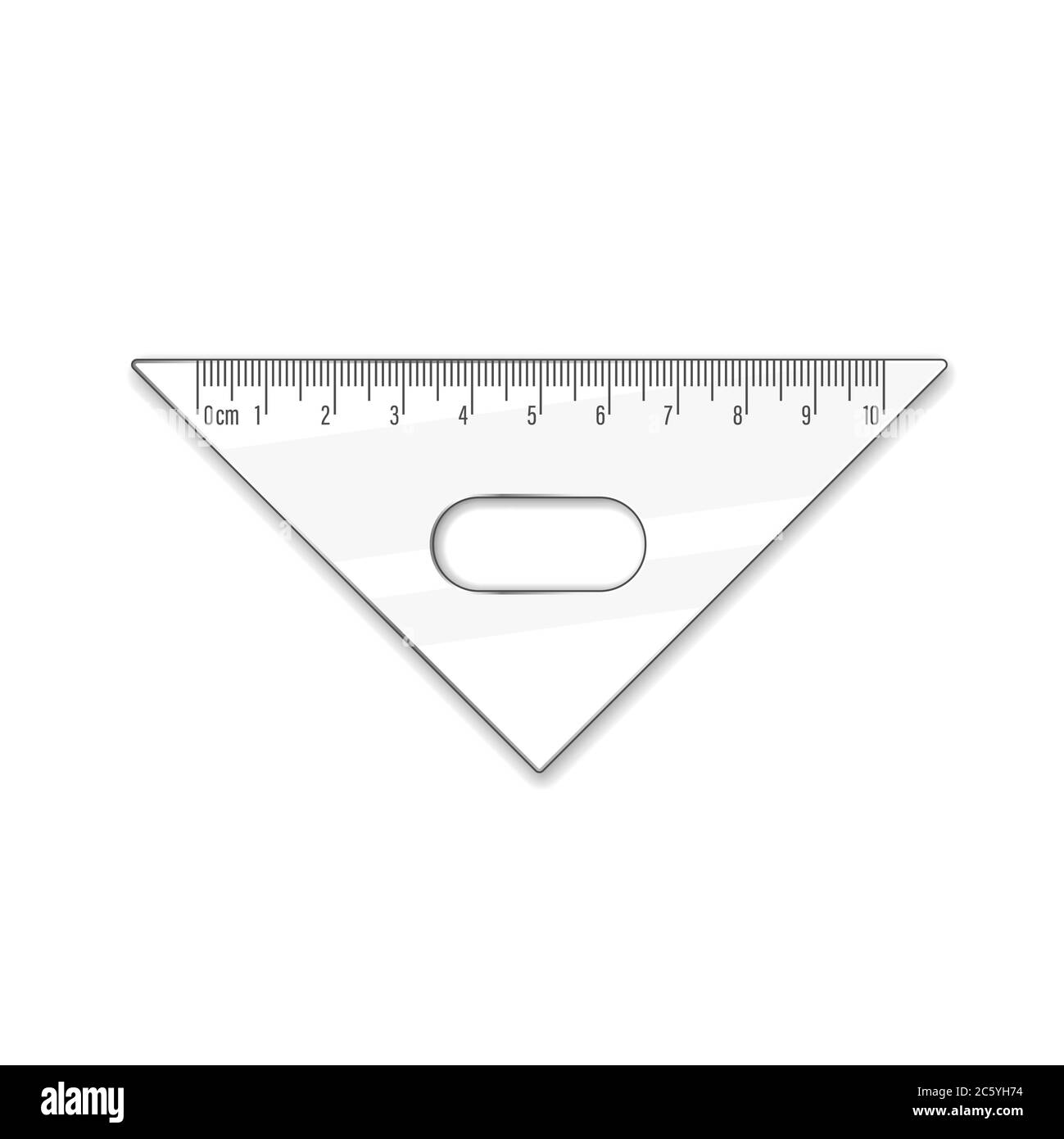 An Image Of A Ruler For Drawing With A Centimeter Scale Depicted In Various  Foreshortening. Also Shown Is A Graphic Illustration Of The Pyramid.  Royalty Free SVG, Cliparts, Vectors, and Stock Illustration.