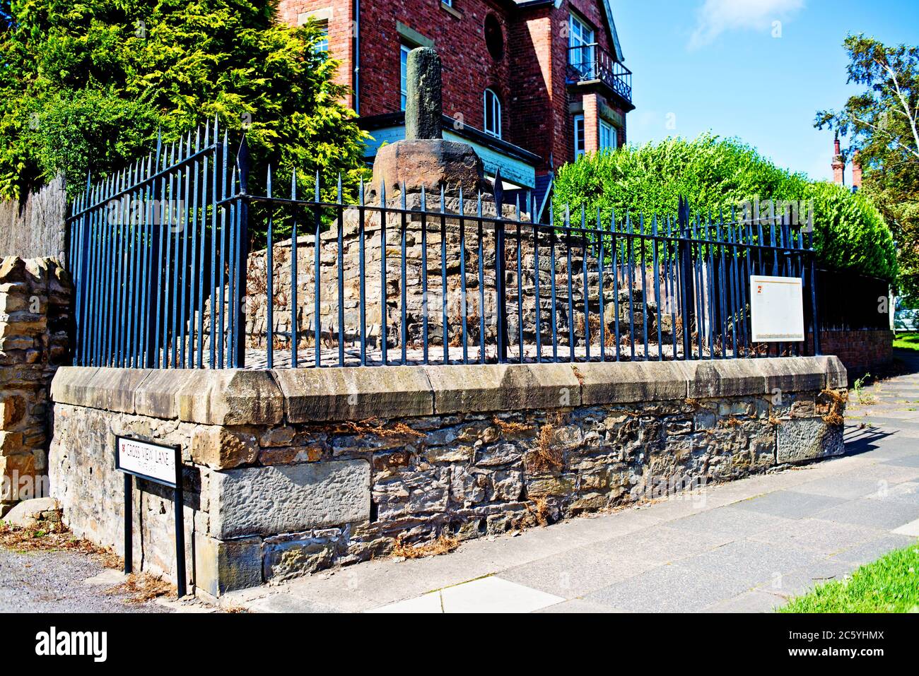 Monuement marking the Battle of Neville Cross, Neville Cross, Durham