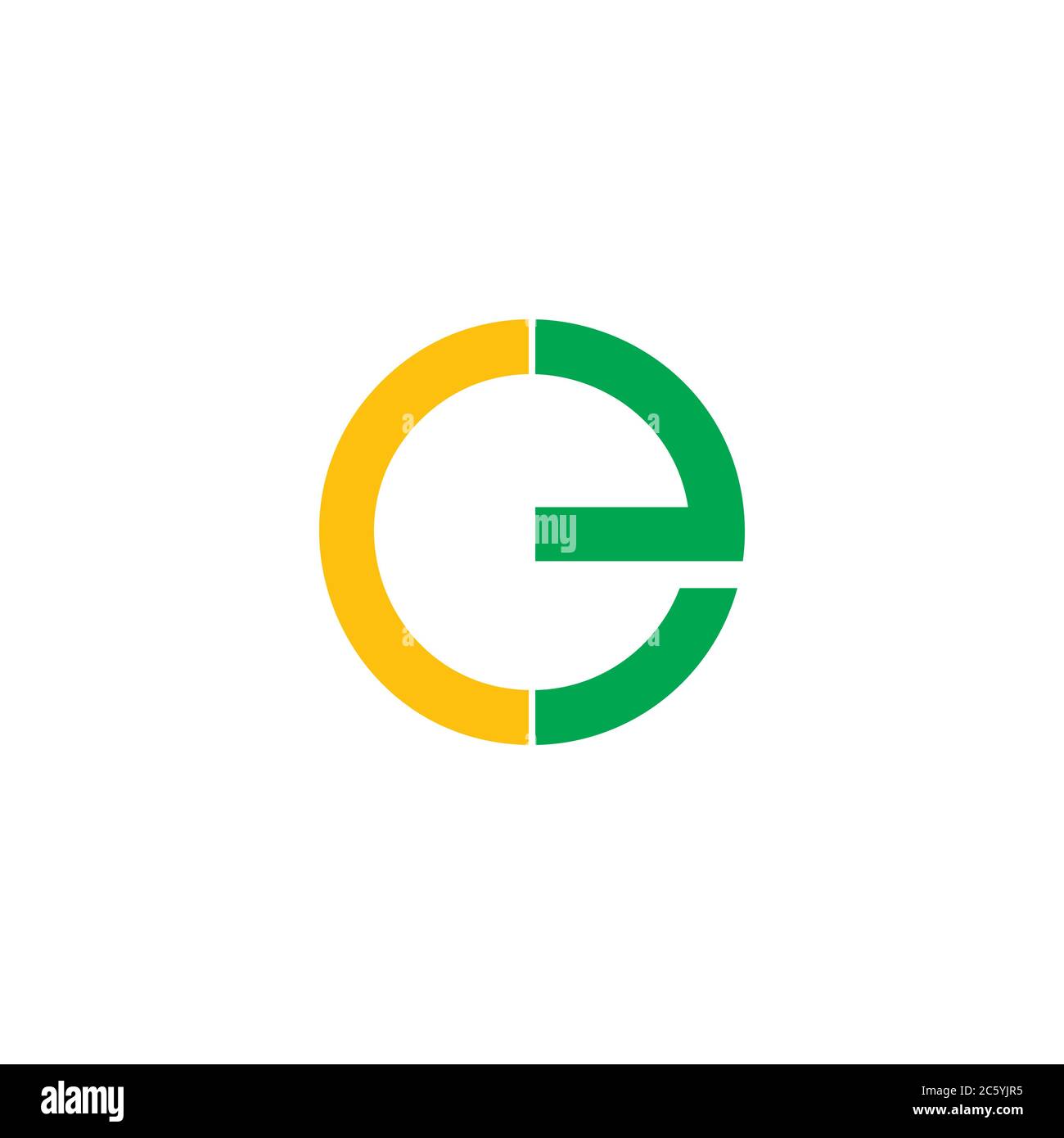 letter ce simple circle logo vector Stock Vector Image & Art - Alamy
