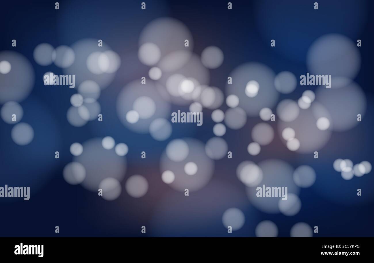 Abstract blue beauty bokeh background vector Stock Vector