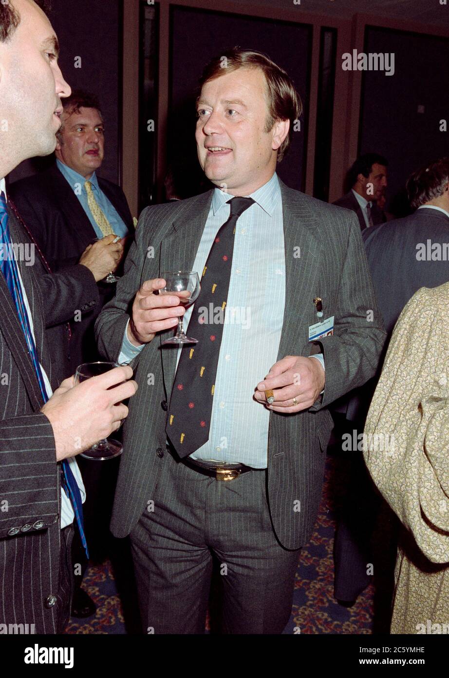 ARCHIVE: BRIGHTON, UK. 1988: Rt. Hon. Kenneth Clarke MP at the Conservative Party Conference in Brighton 1988. File photo © Paul Smith/Featureflash Stock Photo