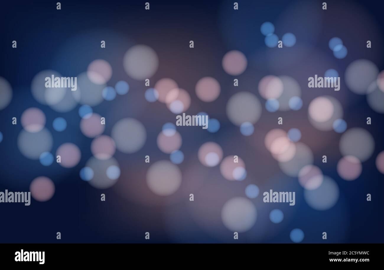 Abstract blue beauty bokeh background vector Stock Vector