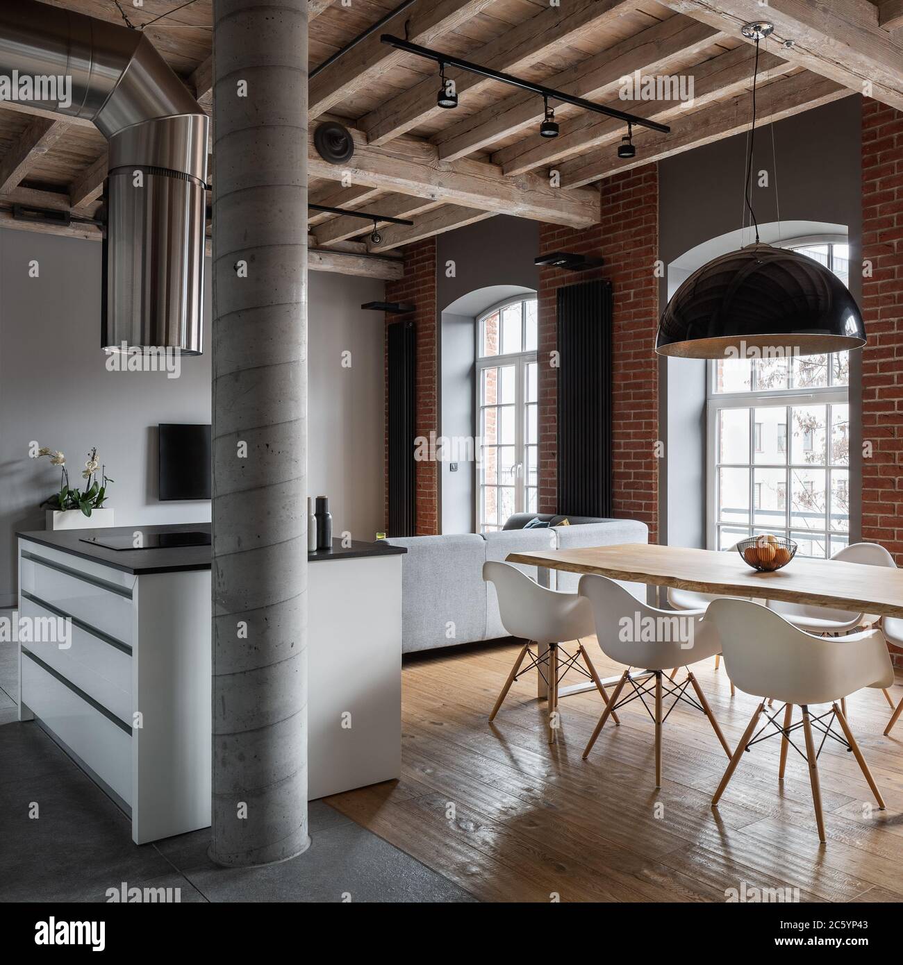Brick Loft Kitchen