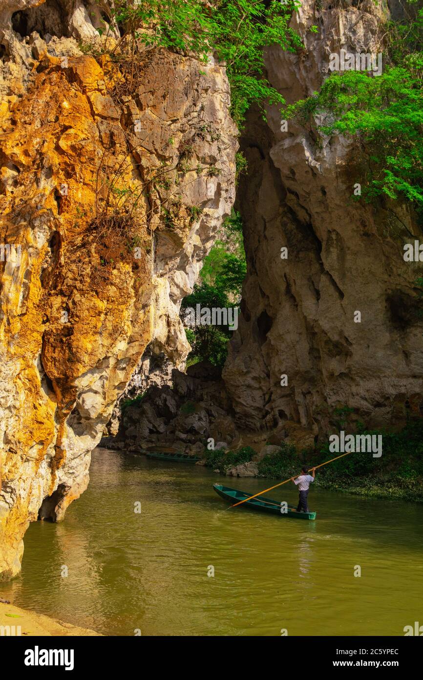 The Cave Entrance Of Bamei Village A Hidden Village In The Mountains 