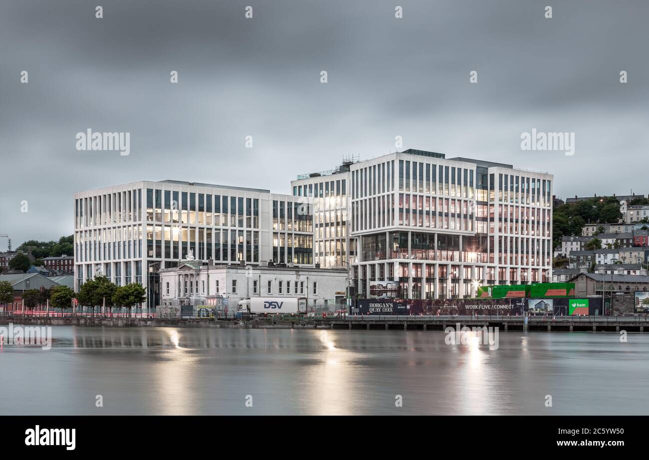 Cork City, Cork, Ireland. 06th July, 2020. A view of the new Horgan's Quay development which is still under construction and  consist of office and Residential units in Cork City, Ireland.  - Credit; David Creedon / Alamy Live News Stock Photo