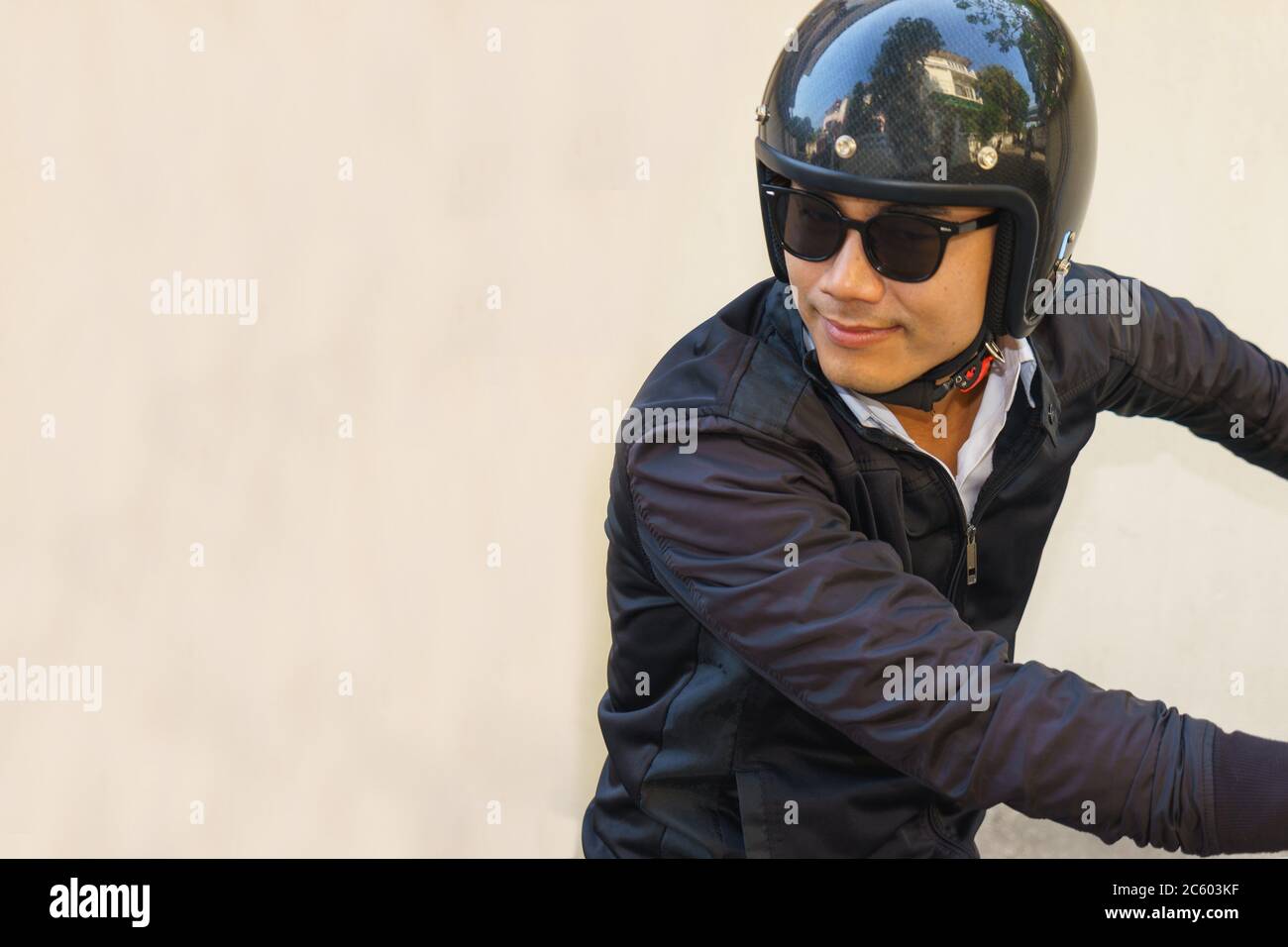Asian Male Motorcycle Stock Photos and Images - 123RF