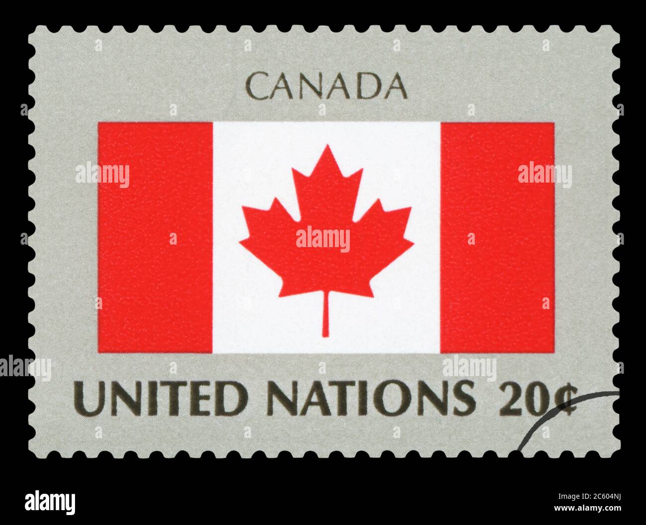 CANADA Postage Stamp of Canada national flag, Series of United