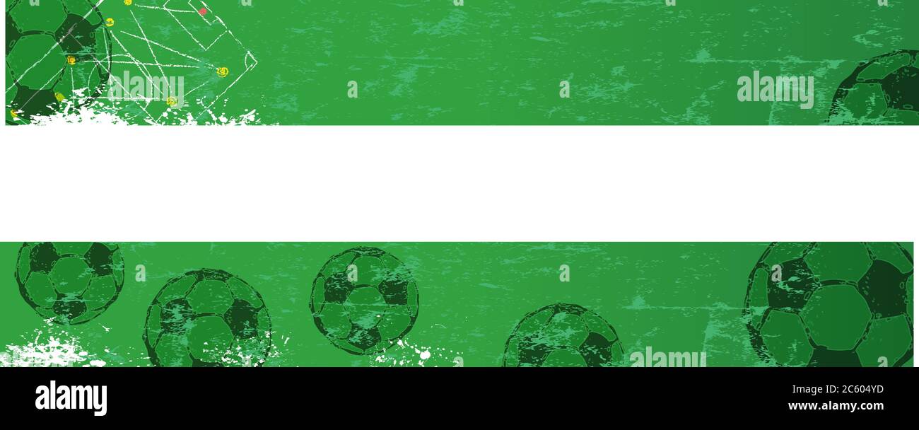 Soccer / Football banner template,free copy space, vector Stock Vector ...